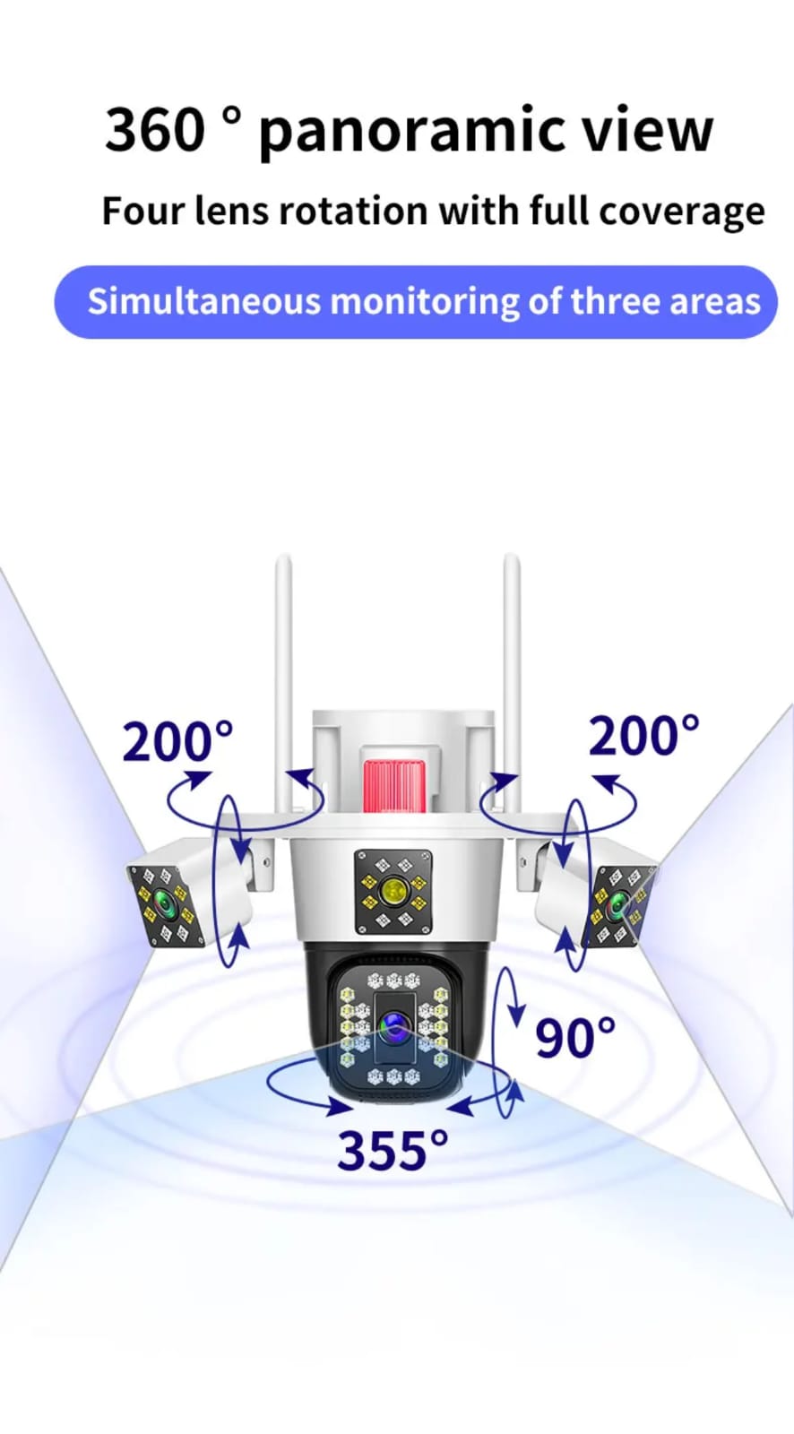 Seguridad 24h: Cámara WiFi con Sirena y Visión Nocturna